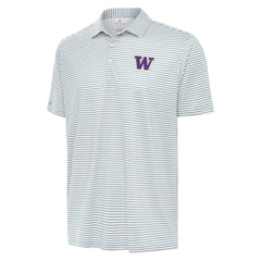 Photo of Antigua Men's Washington Huskies Skills Striped Polo.
