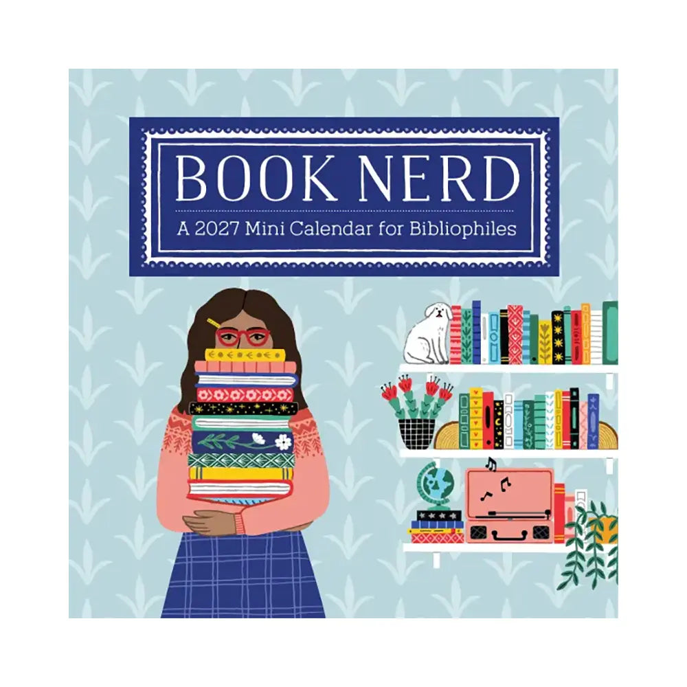 Book Nerd Mini Wall 2027 Calendar