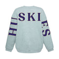 Hype and Vice Women's Washington Huskies Back Print Oversized Crewneck thumbnail