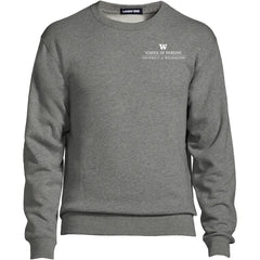 Photo of Lands' End Unisex UW School of Nursing Crewneck Sweatshirt Gray.