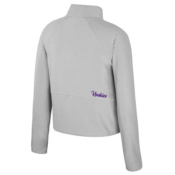 Colosseum Women's W Huskies SS25 Cloud Jersey Quarter Zip Windshirt