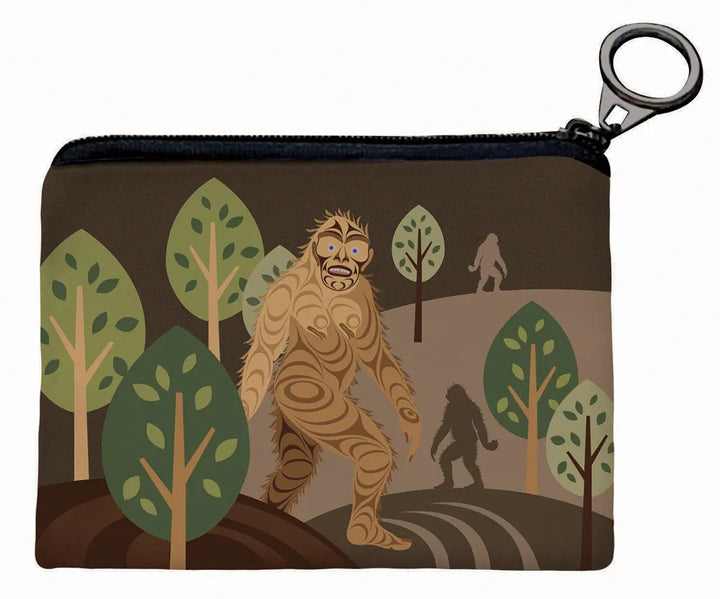 Native Northwest Sasquatch Coin Purse