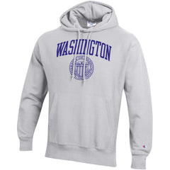 Photo of Champion Men's Washington Seal Reverse Weave Hoodie.