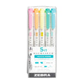 Zebra Mildliner Fluorescent Highlighter Set 5 pc. thumbnail