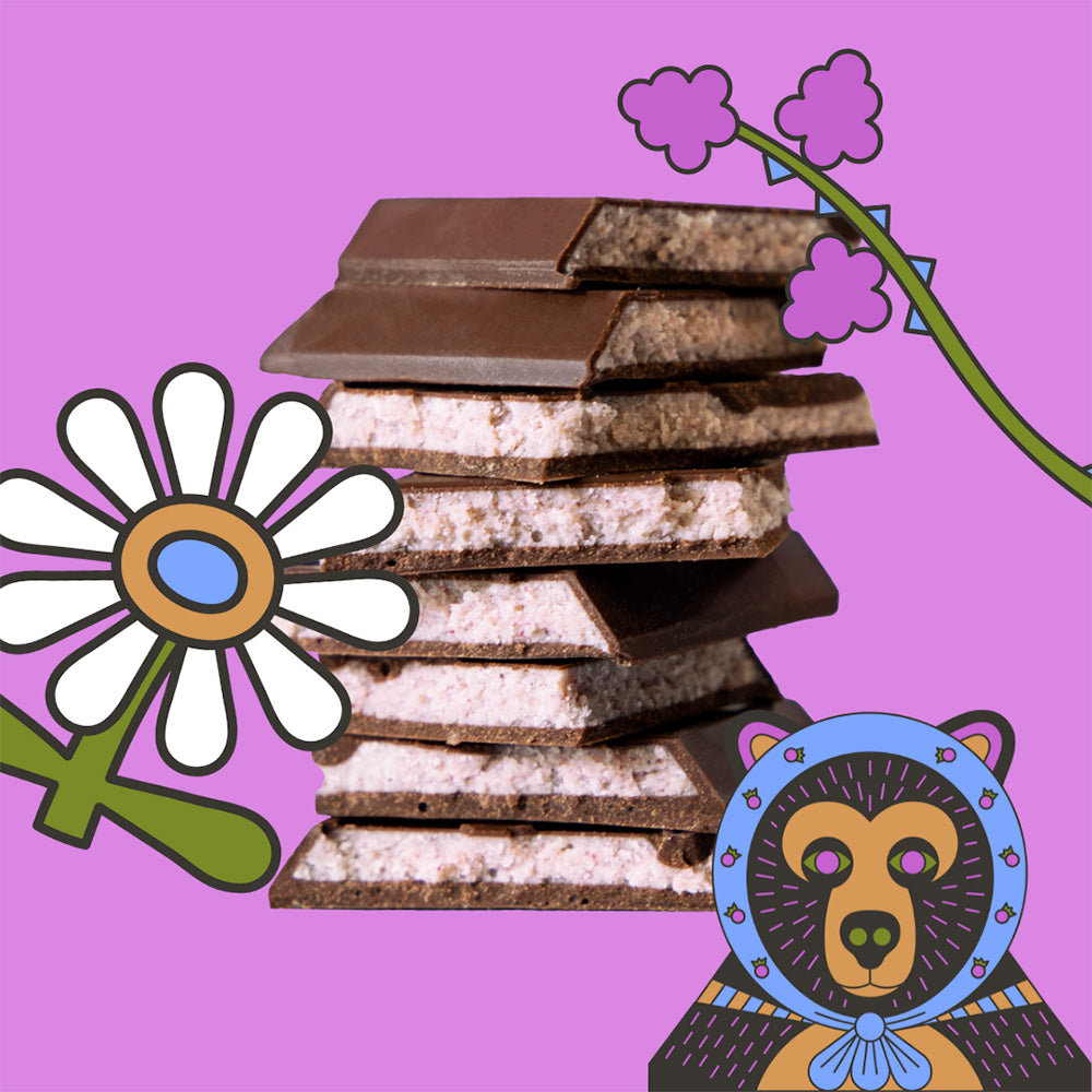Seattle Chocolate Hungry Blackberry Truffle Bar