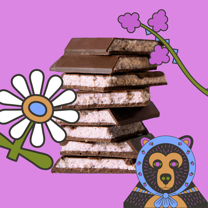 Seattle Chocolate Hungry Blackberry Truffle Bar