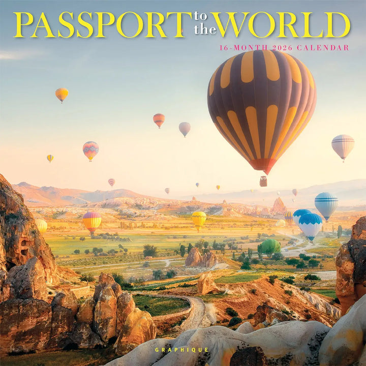 Graphique De France 12" x 12" Passport to the World Wall Calendar