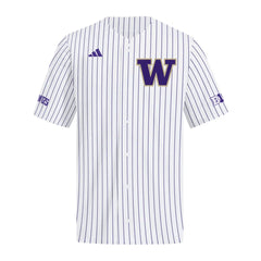 adidas Men's 2026 W Logo Pinstripe Baseball Jersey