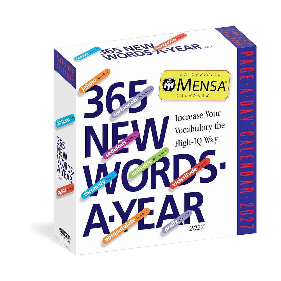 Mensa 365 New Words-A-Year Page-A-Day 2027 Calendar