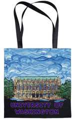 Neil Justin Patten U of WA Suzzallo Library Canvas Tote Bag