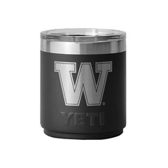 YETI Black W Rambler Lowball with Magslider Lid 10oz