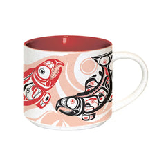Photo of Native Northwest Salmon Ceramic Mug 16oz.