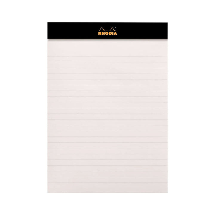 Rhodia Orange R 6"x8-1/4" Lined Top Stapled Notepad 80ct