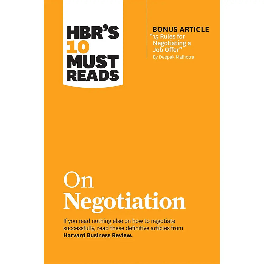HBR's 10 Must Reads on Negotiation