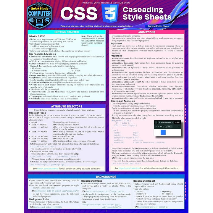 CSS Cascading Style Sheets Bar Chart