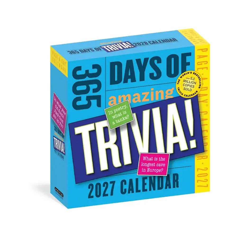 365 Days of Amazing Trivia Page-A-Day 2027 Calendar