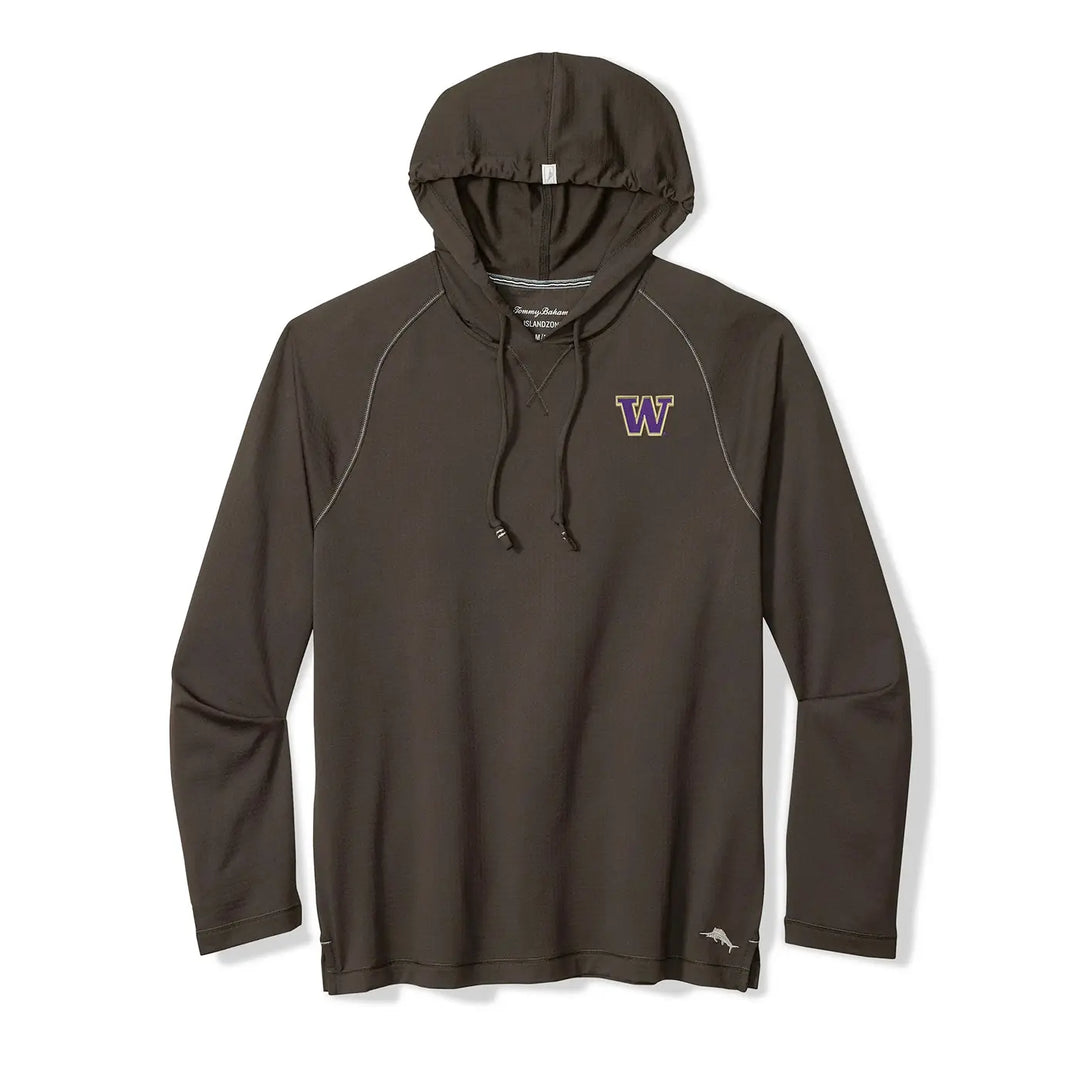 Tommy Bahama Men's Sunset Rally Hooded Long Sleeve Tee