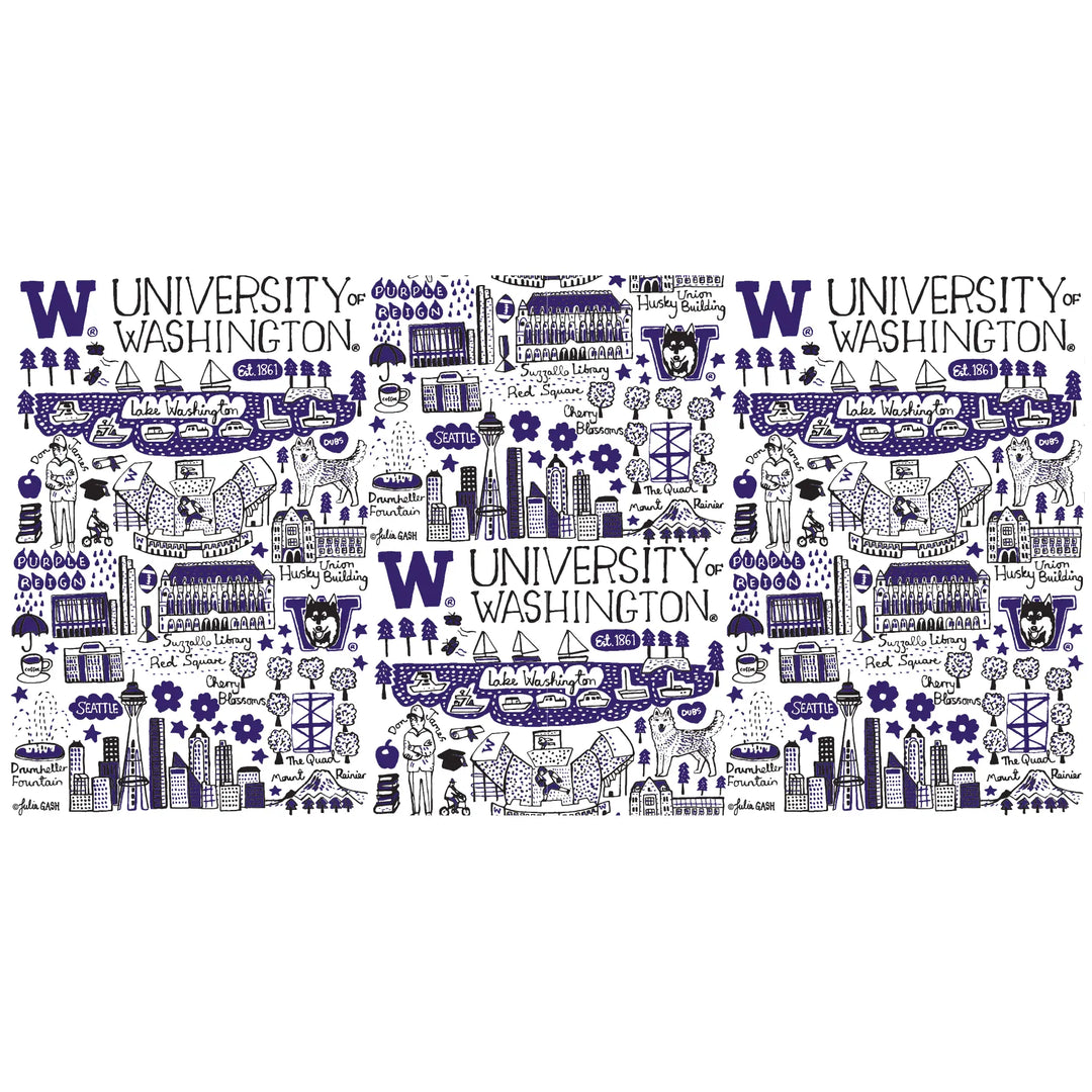 Neil White Julia Gash U of W Wrapping Paper 10' x 2.5'