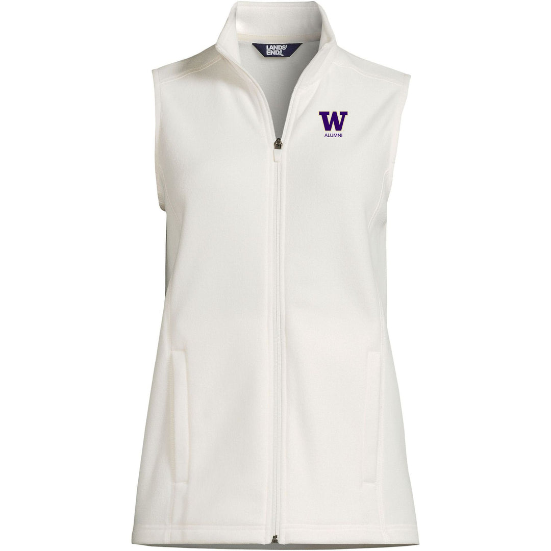 Lands' End Women's UW Alumni ThermaCheck Fleece Vest