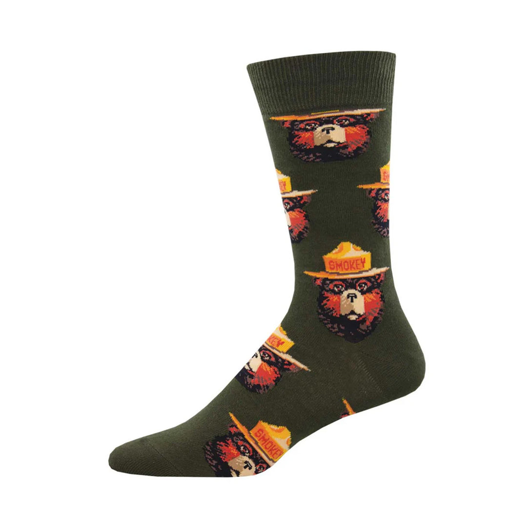 Socksmith Green Smokey Face Men's Socks