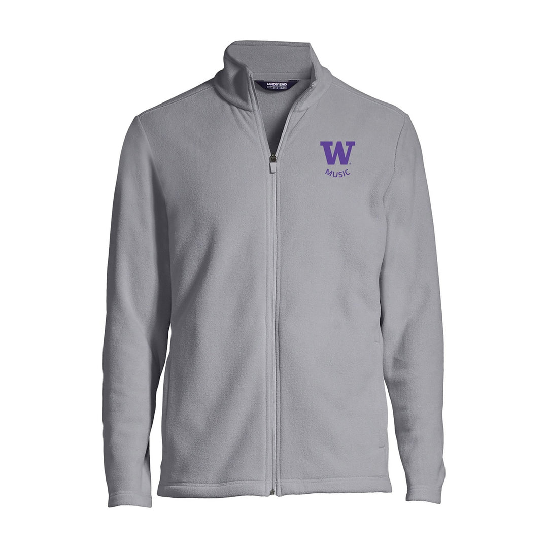 Lands' End Men's UW School of Music Thermacheck Fleece Full Zip