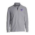 Lands' End Men's UW School of Music Thermacheck Fleece Full Zip Gray thumbnail