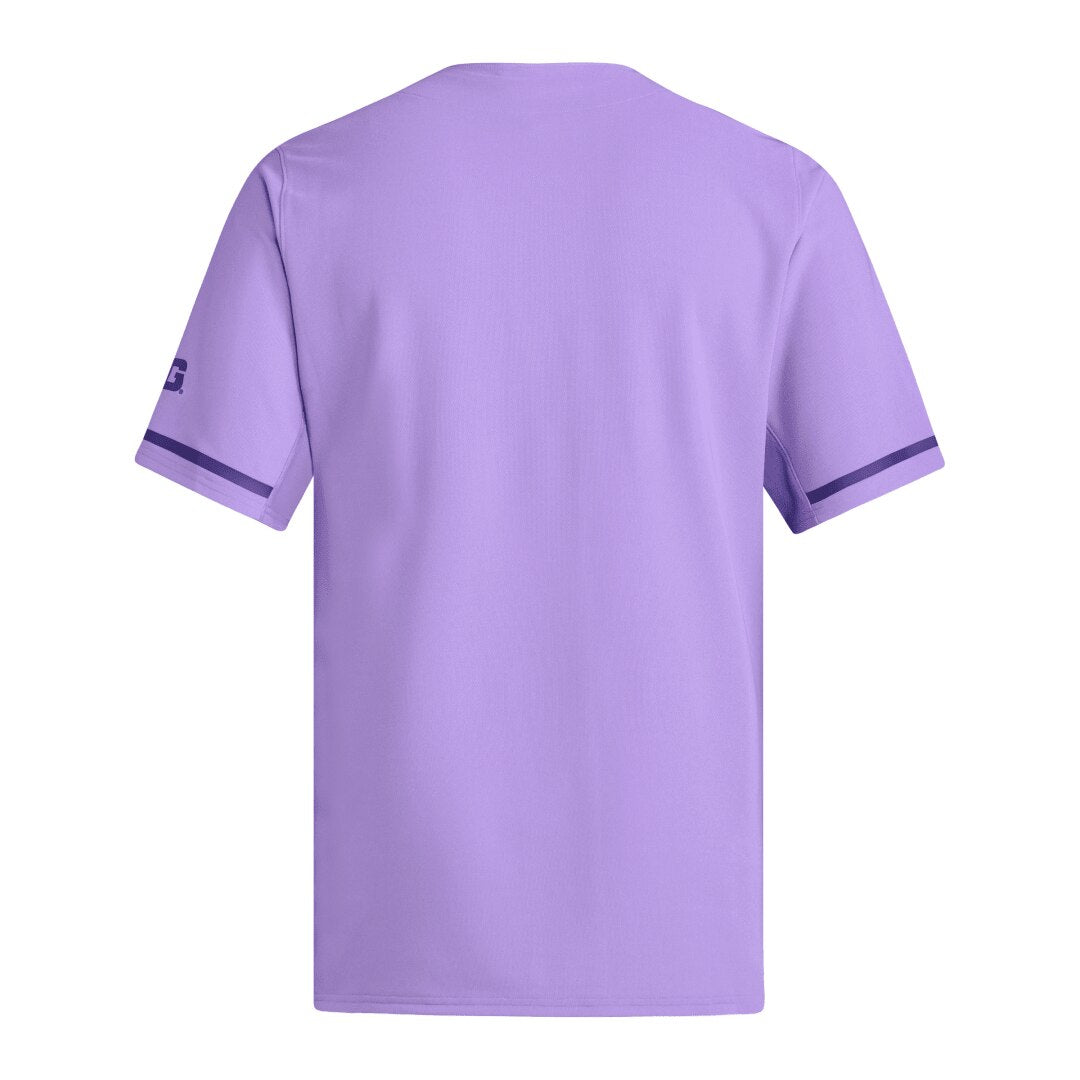 adidas Men's 2025 Huskies Violet Fusion Baseball Jersey