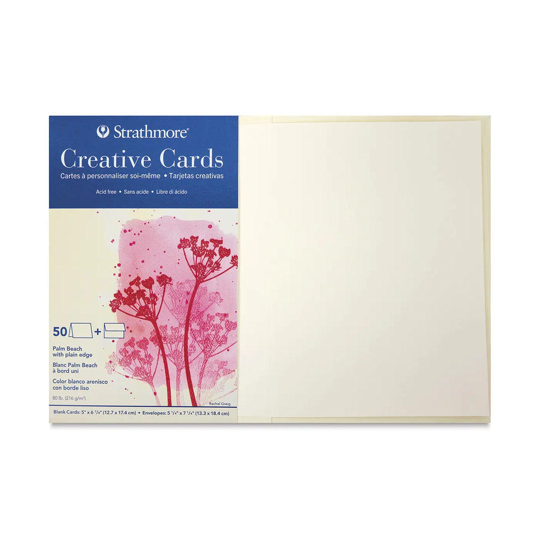 Strathmore Palm Beach Cards 50 Pack 5"x7"