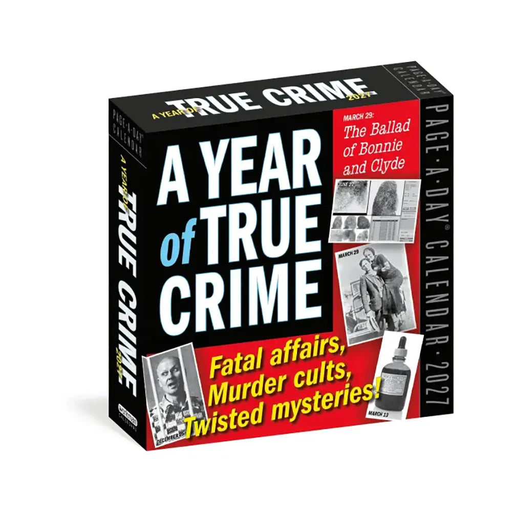 A Year of True Crime Page-A-Day 2027 Calendar