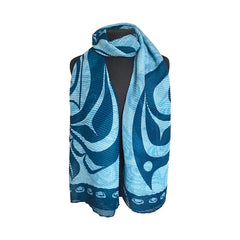 Photo of Native Northwest Killer Whale Eco Scarf.