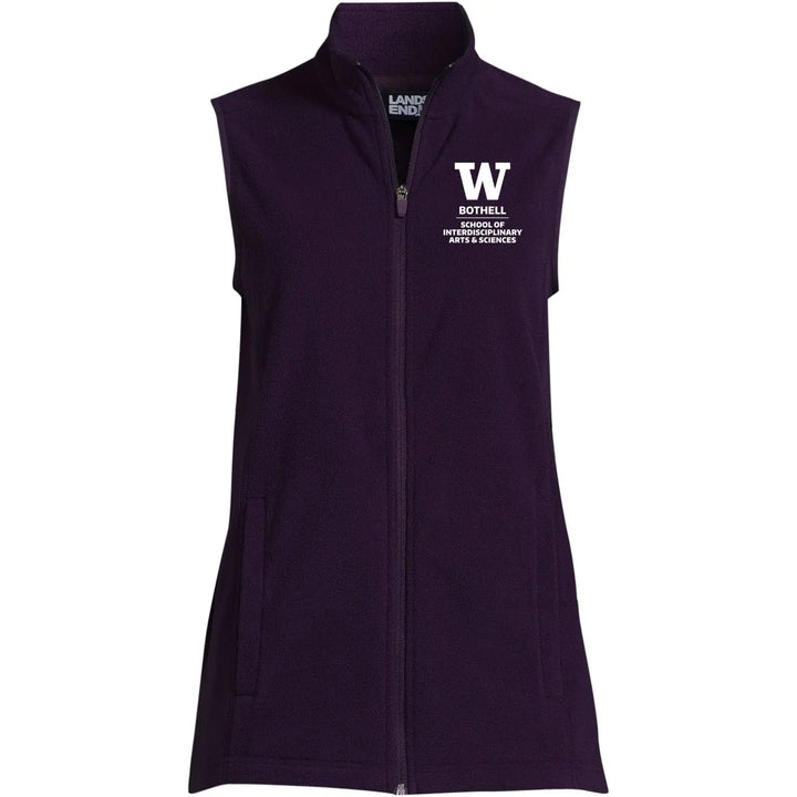 Lands' End Women's UW Bothell Interdisciplinary Arts & Sciences Thermacheck Fleece Vest