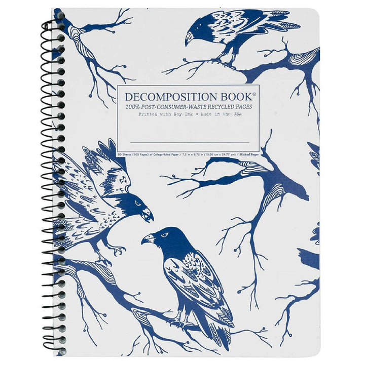 Decomposition Ravens 7.5"x9.75" College Spiral 80ct