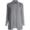 Lands' End Women's UW Alumni Cotton Modal Shawl Collar Cardigan Sweater thumbnail