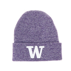 Photo of Legacy Marled Purple W Logo Cuff Beanie.