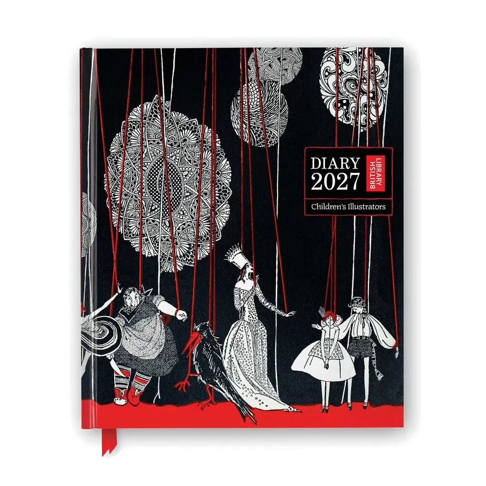 British Library: Children's Illustrators 2027 Desk Diary Planner - Week to View, Illustrated throughout