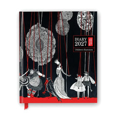Photo of British Library: Children's Illustrators 2027 Desk Diary Planner - Week to View, Illustrated throughout.