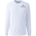 Lands' End Unisex UW School of Nursing Long Sleeve T-shirt White thumbnail