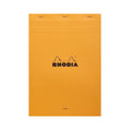 Rhodia Orange 8.25"x11.75" Lined Margin Top Notepad 80ct thumbnail