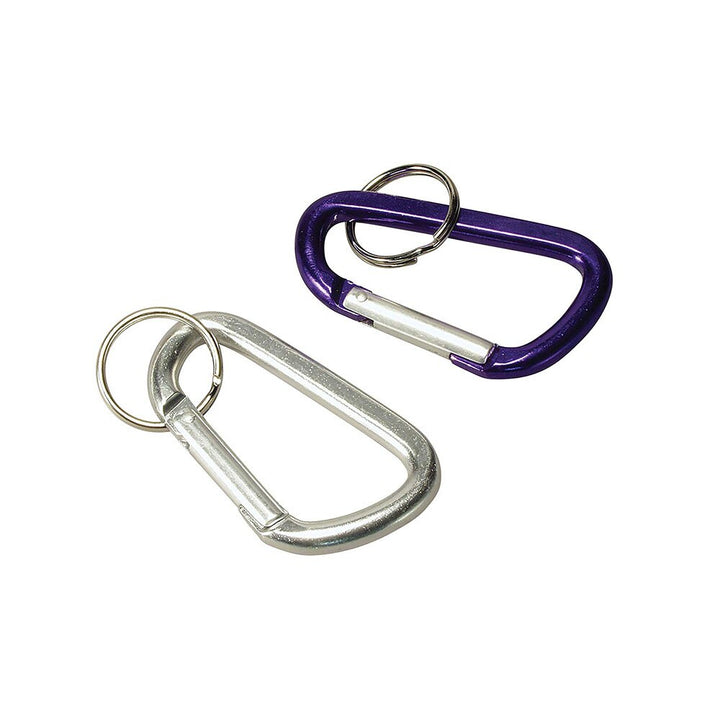 Baumgartens Assorted Colors Large 3" Caribiner Keyring
