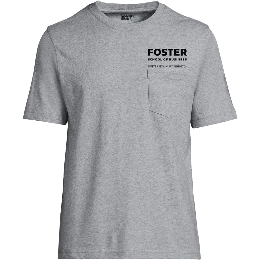 Lands' End Unisex UW Foster School of Business Short Sleeve Pocket T-Shirt
