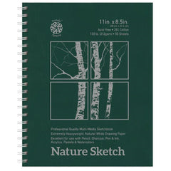 Pentalic 130lb Nature Sketch Spiral Bound Pad Hover