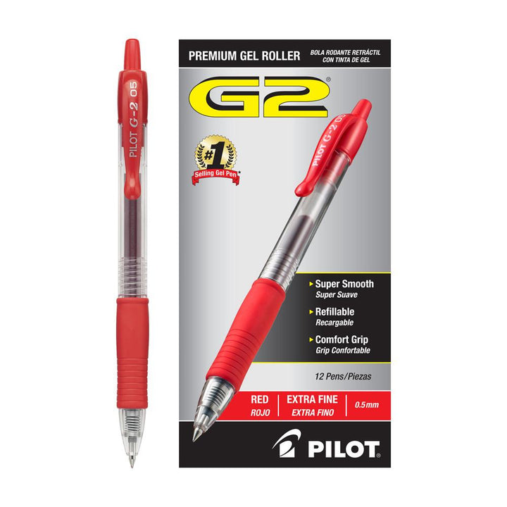 Pilot G2-5 Ultra Fine Point .5mm Retractable Gel Pen