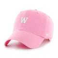 47 Brand Women's Pink Washington Huskies Base Runner Clean Up Adjustable Hat thumbnail