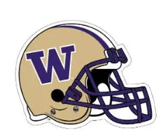 SDS W Football Helmet Rugged Sticker 3.5"