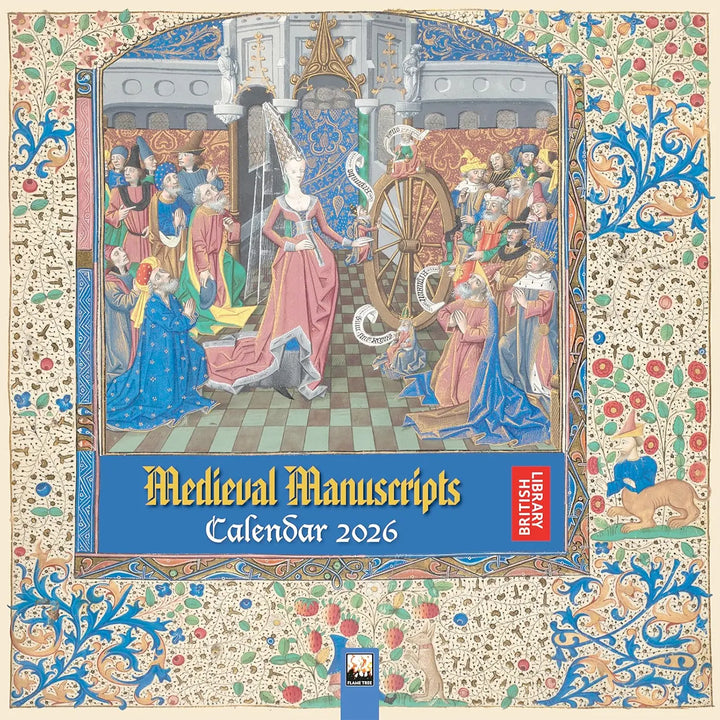 British Library Medieval Manuscripts Wall Calendar 2026