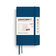 Photo of Leuchtturm 2027 A6 Pocket Weekly Softcover Planner Notebook.