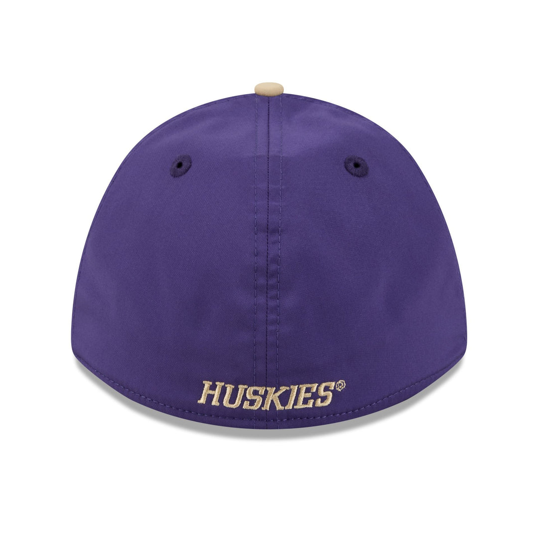 New Era Purple Gold Washington Huskies 39Thirty A-Frame Rope Featherweight Stretch Fit Hat