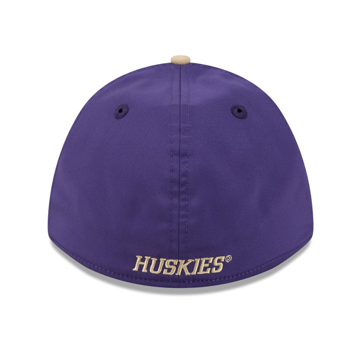 New Era Purple Gold Washington Huskies 39Thirty A-Frame Rope Featherweight Stretch Fit Hat