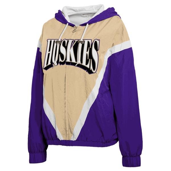 WEAR Women's Washington Huskies Full Zip Windbreaker Jacket
