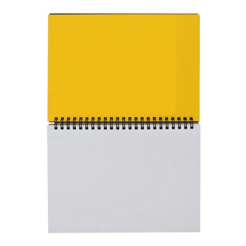 Maruman Black Mnemosyne Blank Top Spiral Notebook 70ct